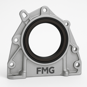 قاعدة المحرك الخلفية مع فلنجة ختم العمود المرفقي (Engine Mount / Crankshaft Sealing Flange)