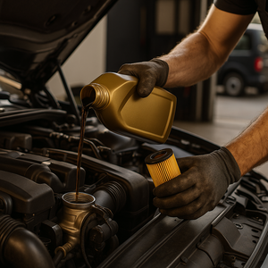 خدمة تغيير زيت المكينة مع الفلتر