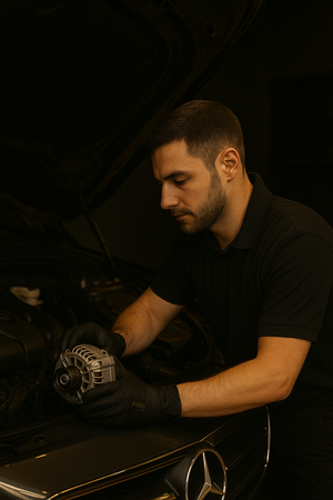 إصلاح أو استبدال الدينامو (Alternator Repair / Replacement)