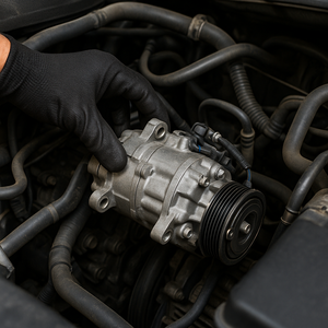 تغيير المكيف (استبدال كمبروسر أو نظام تكييف السيارة)