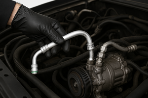 تغيير ليات كمبروسر المكيّف (A/C Compressor Hoses Replacement)