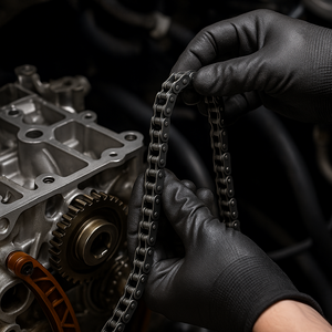 تغيير الجنزير + سير التايمن (Timing Chain + Timing Belt Replacement)