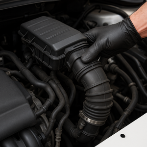 تغيير قربة هواء الماكينة مع الليات