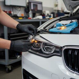 تغيير لمبة الإشارات الأمامية