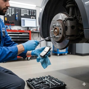 خدمة تغيير فحمات الفرامل مع الحساسات