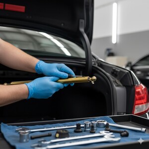 خدمة تغيير مساعدات الشنطة