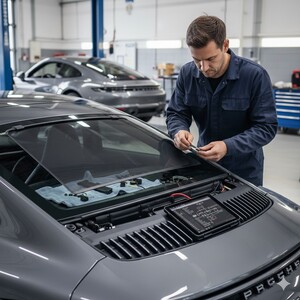 اصلاح ستارة الزجاج الخلفي | FMG Auto Services