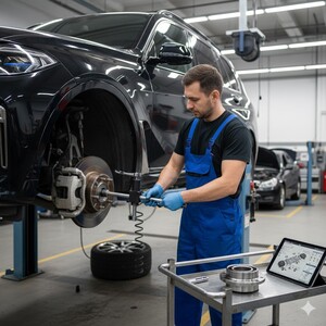 تغيير رومان فلنجة الهوب الأمامي – Wheel Hub Bearing Replacement