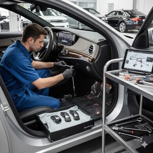 خدمة تغيير دعسات الأرجل الكهربائية Electric Running Boards / Power Side Steps Replacement Service