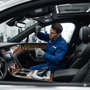 تغيير أو إصلاح مرآة الوسط الداخلية للسيارة Interior Rear View Mirror Repair / Replacement Service