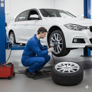 تغيير الجنوط والإطارات للسيارات Rims & Tires Replacement / Upgrade Service