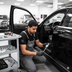 تغيير قاعدة حزام الأمان للسيارة Seat Belt Buckle / Base Replacement Service