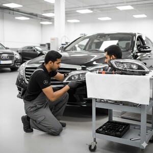 تغيير سكن الأنوار الأمامية / الخلفية للسيارة Headlight / Taillight Housing Replacement Service