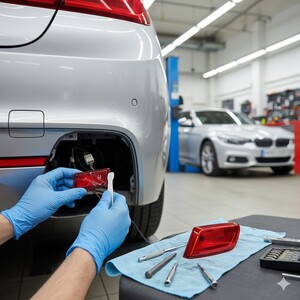 تغيير كشاف الضباب الخلفي للسيارة Rear Fog Light Replacement Service