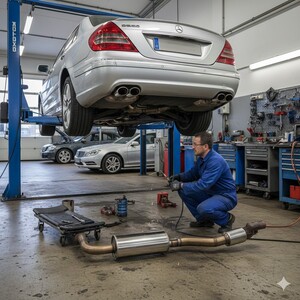 فحص وإصلاح أو تغيير الشكمان / نظام العادم للسيارة Exhaust System Repair & Replacement Service