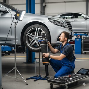 تغيير سوستة المساعد / يايات المساعد Coil Spring / Suspension Spring Replacement Service