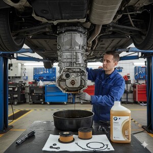تغيير زيت القير + فلتر القير Transmission Oil & Filter Replacement Service