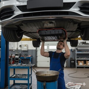 تغيير وجه كارتير زيت الجير Transmission Oil Pan Gasket / Seal Replacement Service