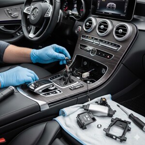 إصلاح أو تغيير قفل سويتش عصا الجير (Shift Lock) Gear Shift Lock / Interlock Solenoid Repair & Replacement Service