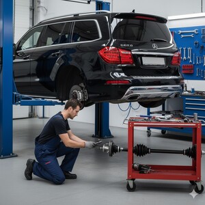 خدمة تغيير عكوس خلفية Rear CV Axle / Rear Drive Shaft Replacement Service