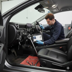 خدمة تغيير أو برمجة حساس الدركسيون Steering Angle Sensor Calibration & Replacement Service