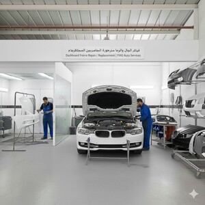 تغيير أو إصلاح إطار الطبلون Dashboard Frame Repair / Replacement Service