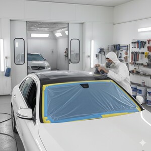 سمكرة أو رش أو تغيير تاندة السيارة Roof Panel (Tandeh) Repair / Paint / Replacement Service