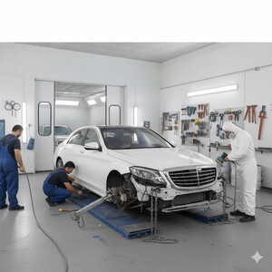 سمكرة أو إستعدال أو تغيير الكَمَر (الشاصي / الساب فريم) Chassis Rail / Subframe Cross Member Repair or Replacement