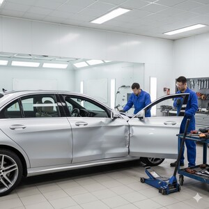 خدمة سمكرة أو تغيير باب السيارة Car Door Body Repair & Replacement Service